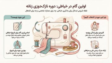 آنچه در دوره نازک‌دوزی زنانه خواهید آموخت