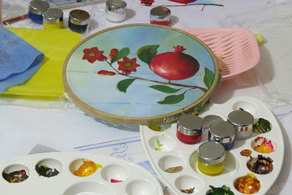 کلاس نقاشی روی پارچه